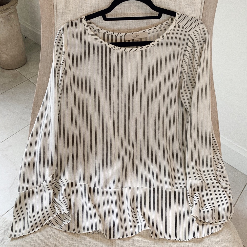 Beautiful Loft Blouse with bell sleeves